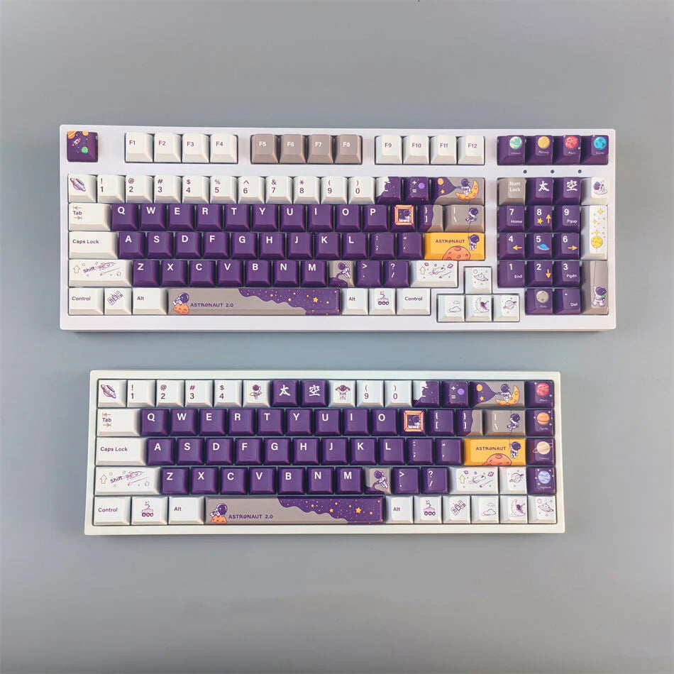 Astronaut Light V2 Cherry PBT Extended Keycaps