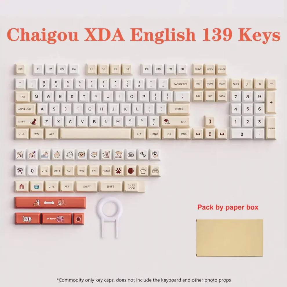 Shiba Inu XDA PBT Keycaps