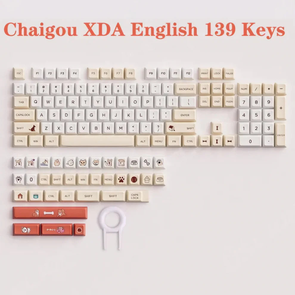 Shiba Inu XDA PBT Keycaps