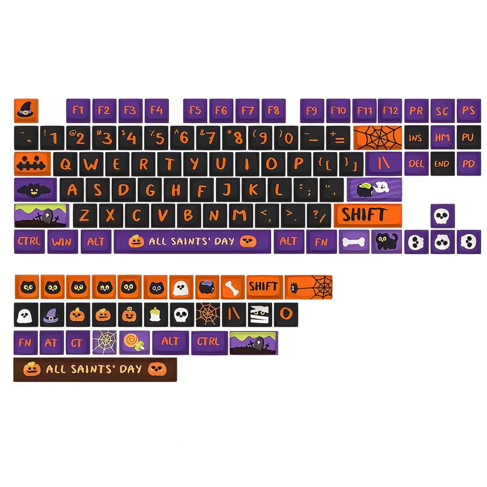 Halloween XDA Pbt Keycaps