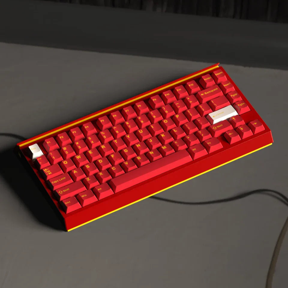 Classic Red Quality Cherry Doubleshot PBT Keycaps