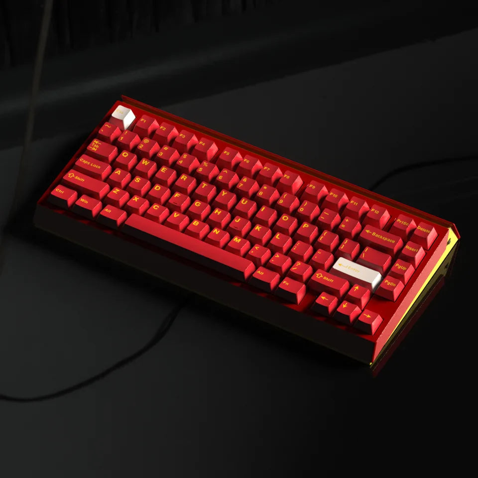 Classic Red Quality Cherry Doubleshot PBT Keycaps