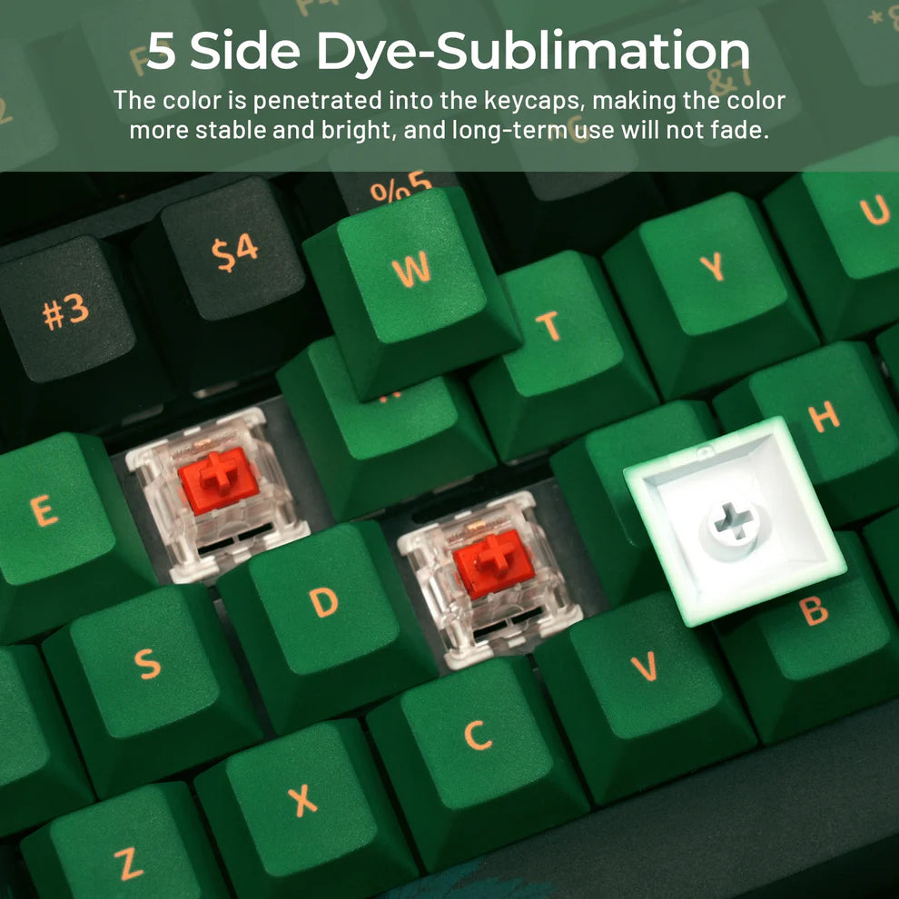 Maple Leaves Cherry PBT Keycaps