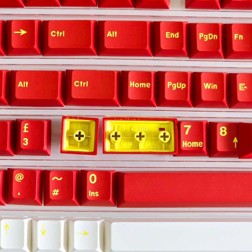 Classic Red Quality Cherry Doubleshot PBT Keycaps