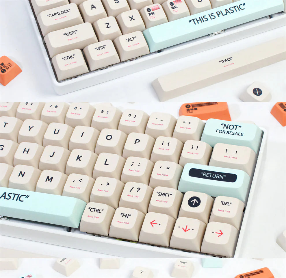 PLASTIC V2 XDA PBT KEYCAPS